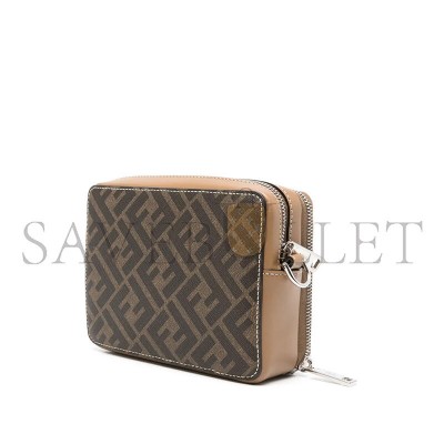 FENDI FF ORGANIZER CAMERA CASE BEIGE 7M0357AFF2F1HRM (17.5*14*6.5cm) FENDI FF ORGANIZER CAMERA CASE BEIGE 7M0357AFF2F1HRM (17.5*14*6.5cm)